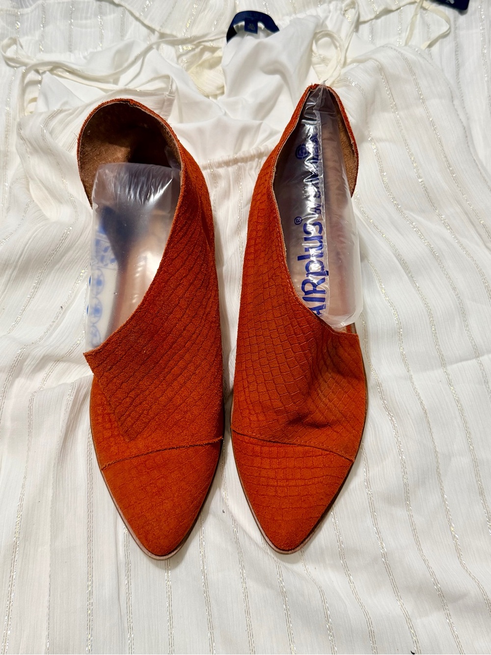 Free People Royale Flat textured, brick red or burnt orange sz 41 / 10